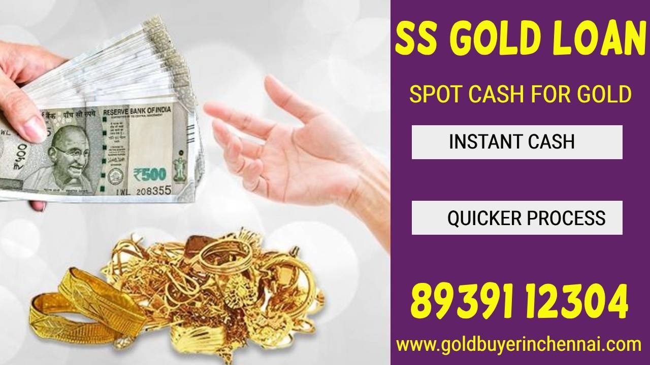 A diagram depicting gold loans, highlighting instant cash for gold with quick process.
